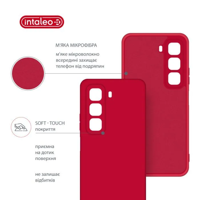 Чохол до мобільного телефона Intaleo SoftShell Infinix Hot 50 4G Red (1283126618499) зображення 5