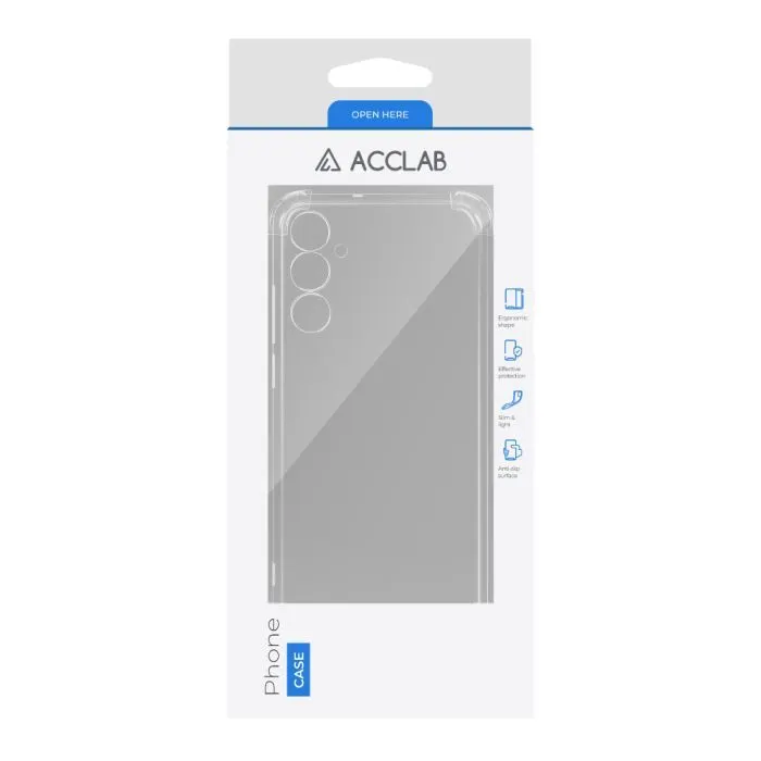 Чохол до мобільного телефона ACCLAB ShockProof Samsung Galaxy M14 Transparent (1283126588075) зображення 2