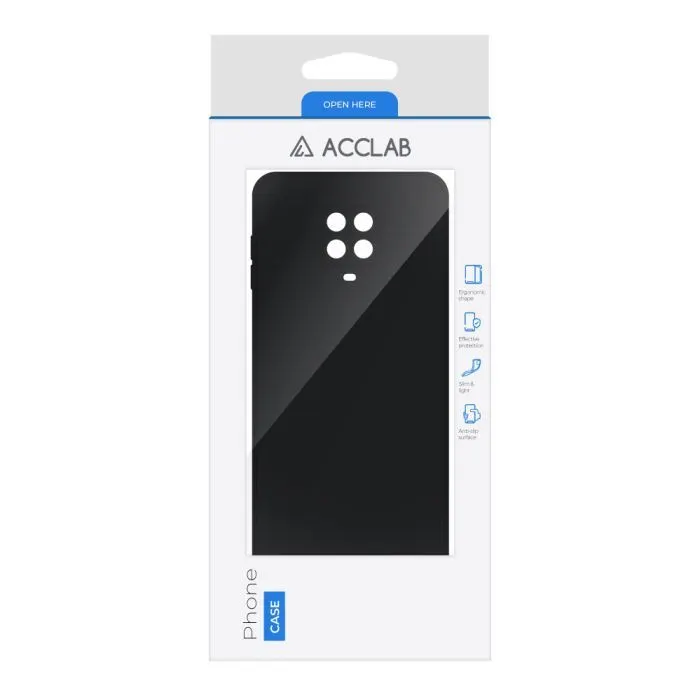 Чохол до мобільного телефона ACCLAB SoftShell Xiaomi Redmi Note 9S Black (1283126587467) зображення 2