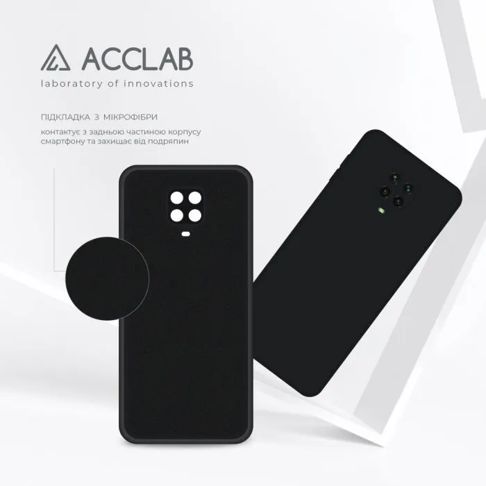 Чохол до мобільного телефона ACCLAB SoftShell Xiaomi Redmi Note 9S Black (1283126587467) зображення 5