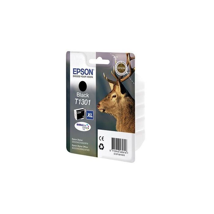 Картридж Epson SX525WD/B42WD/BX320FW Black XL (C13T13014010/C13T13014012)
