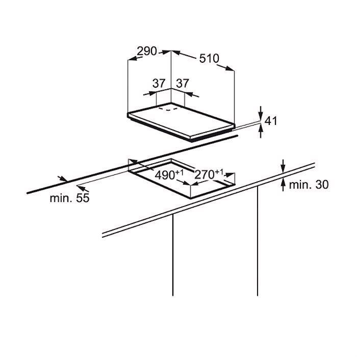 Варочна поверхня Electrolux EGG 93322 NX (EGG93322NX) зображення 2