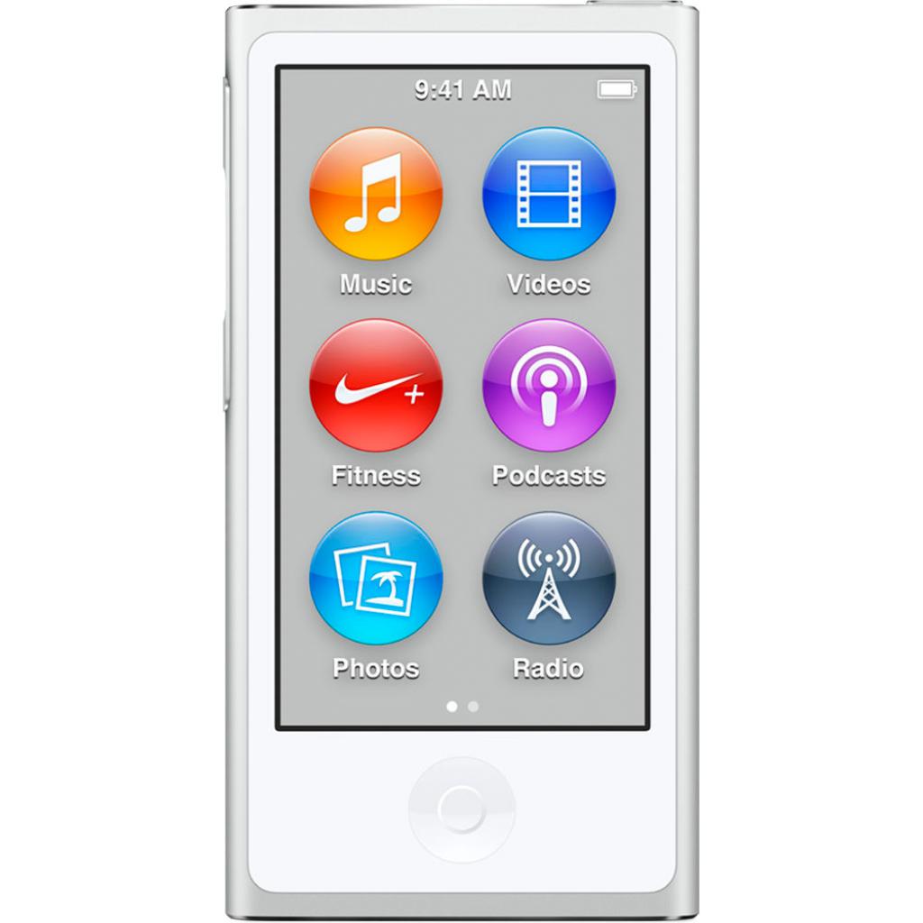 MP3 плеєр Apple iPod nano 16GB Silver (MKN22QB/A)