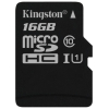 Карта памяти Kingston 16GB microSDHC Class 10 UHS-I (SDC10G2/16GBSP)