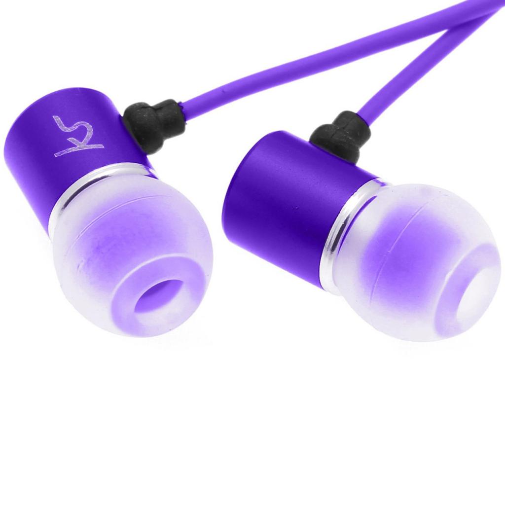 Наушники KitSound KS Ace In-Ear Headphones with mic Purple (KSACEMPU) изображение 4