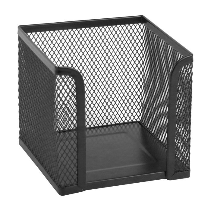 Підставка-куб для листів і паперів Axent 100х100x100мм, wire mesh, black (2112-01-A)