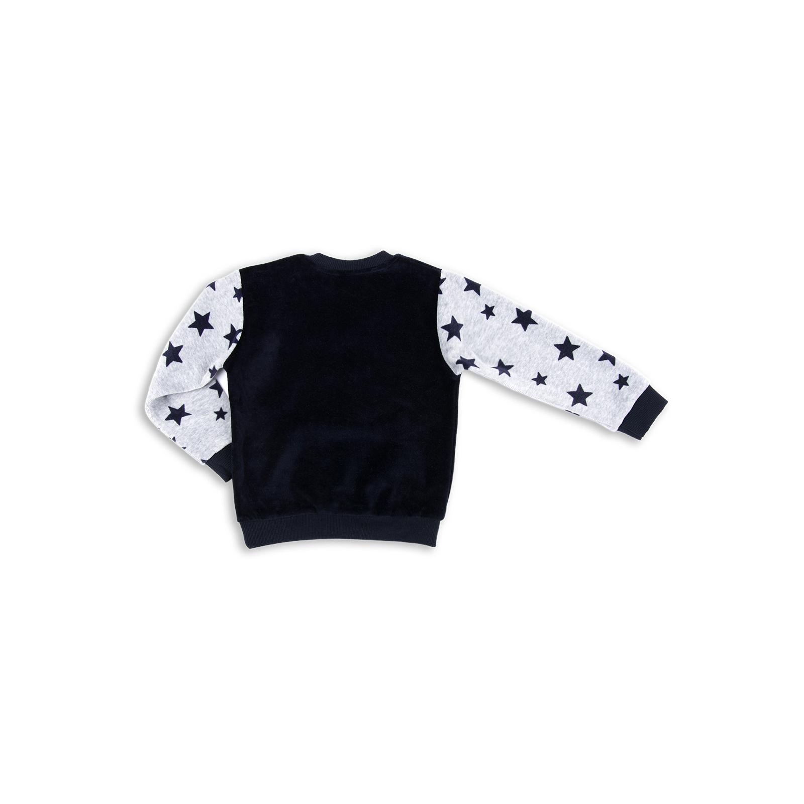 Набор детской одежды Breeze велюровый с вертолетом и штанишками в звездочку (8113-98/B-dark blue) изображение 2