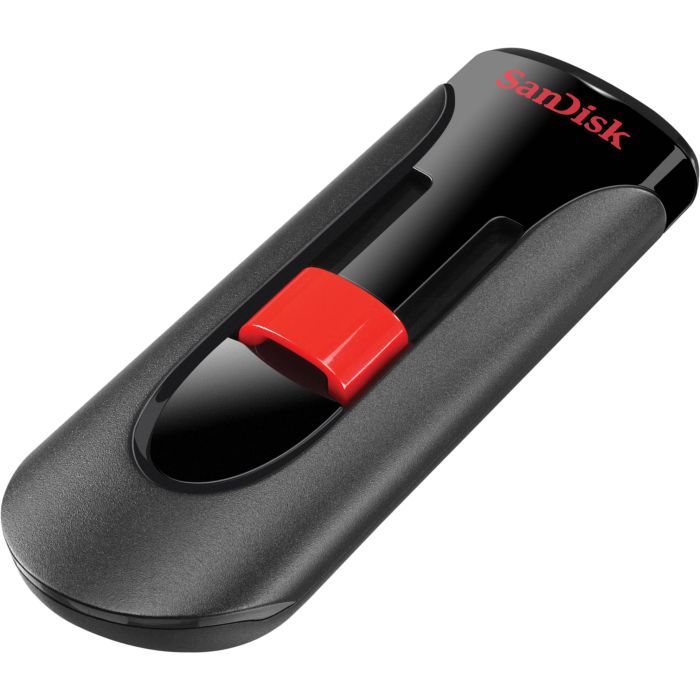 USB флеш накопитель SanDisk 64GB Cruzer Glide Black USB 3.0 (SDCZ600-064G-G35) изображение 2