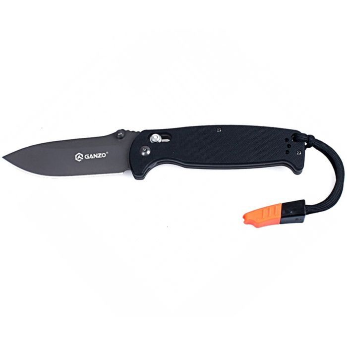 Ніж Ganzo G7413-WS черный (G7413-BK-WS)