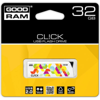 USB флеш накопичувач Goodram 32GB Click White USB 2.0 (PD32GH2GRCLWR9) зображення 6