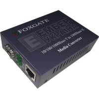 Фото - Медиаконвертер FoxGate Медіаконвертер  10/100/1000Base-T RJ45 to 1000Base-SX/LX SFP slot ( 