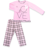 Піжама Matilda з сердечками "Love" (7585-92G-pink)