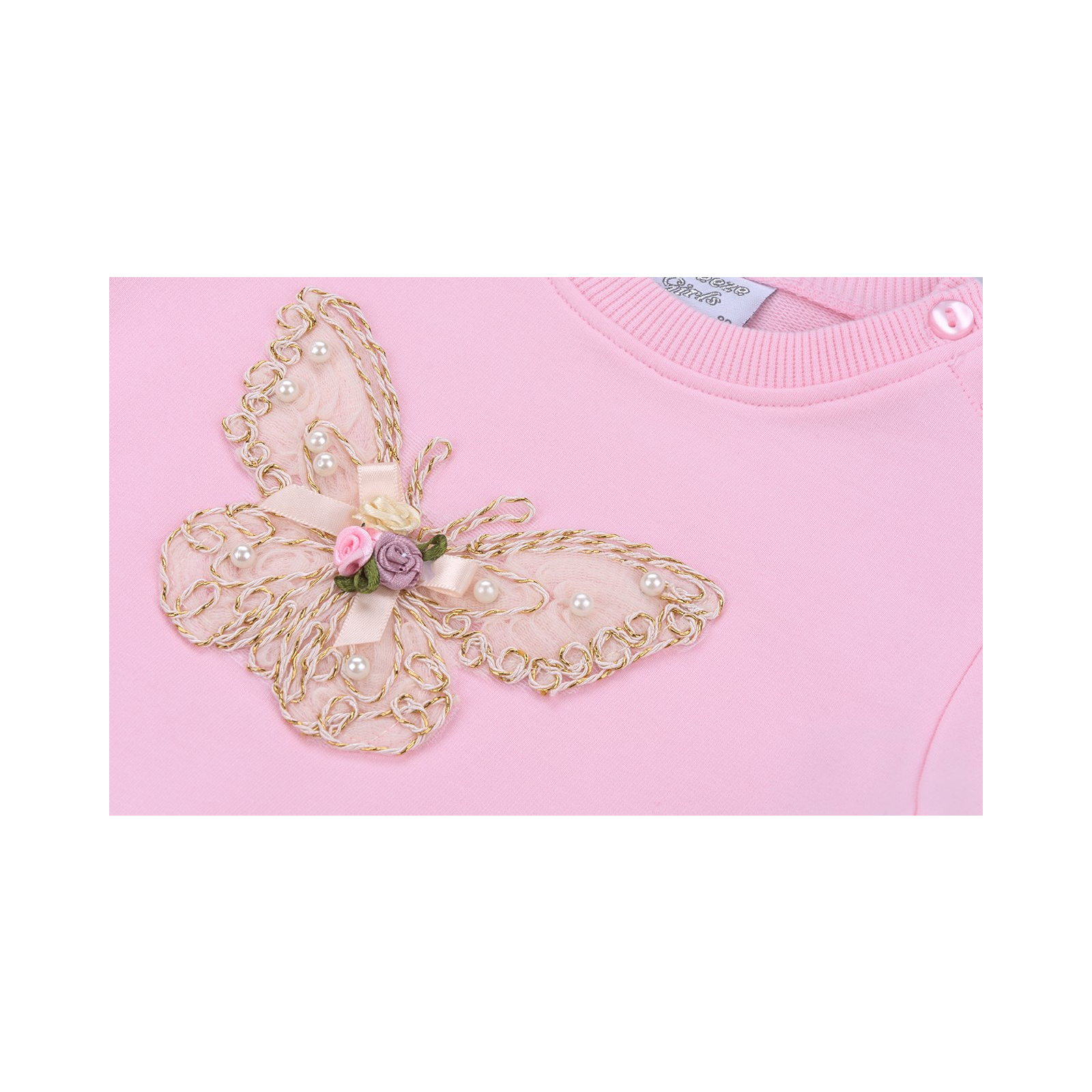 Кофта Breeze с кружевной бабочкой (10086-92G-pink) изображение 6