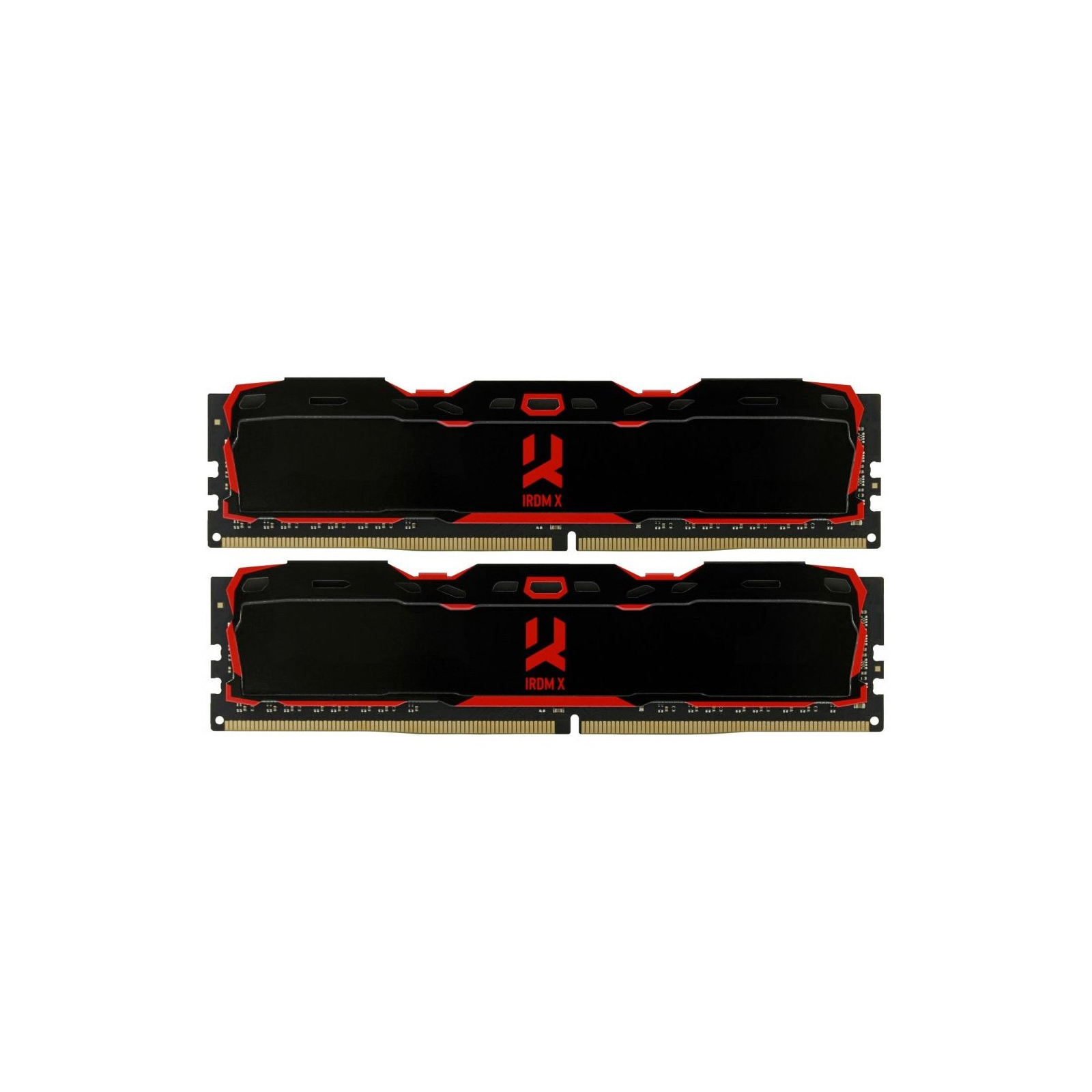 Модуль пам'яті для комп'ютера DDR4 16GB (2x8GB) 3000 MHz Iridium X Black Goodram (IR-X3000D464L16S/16GDC)