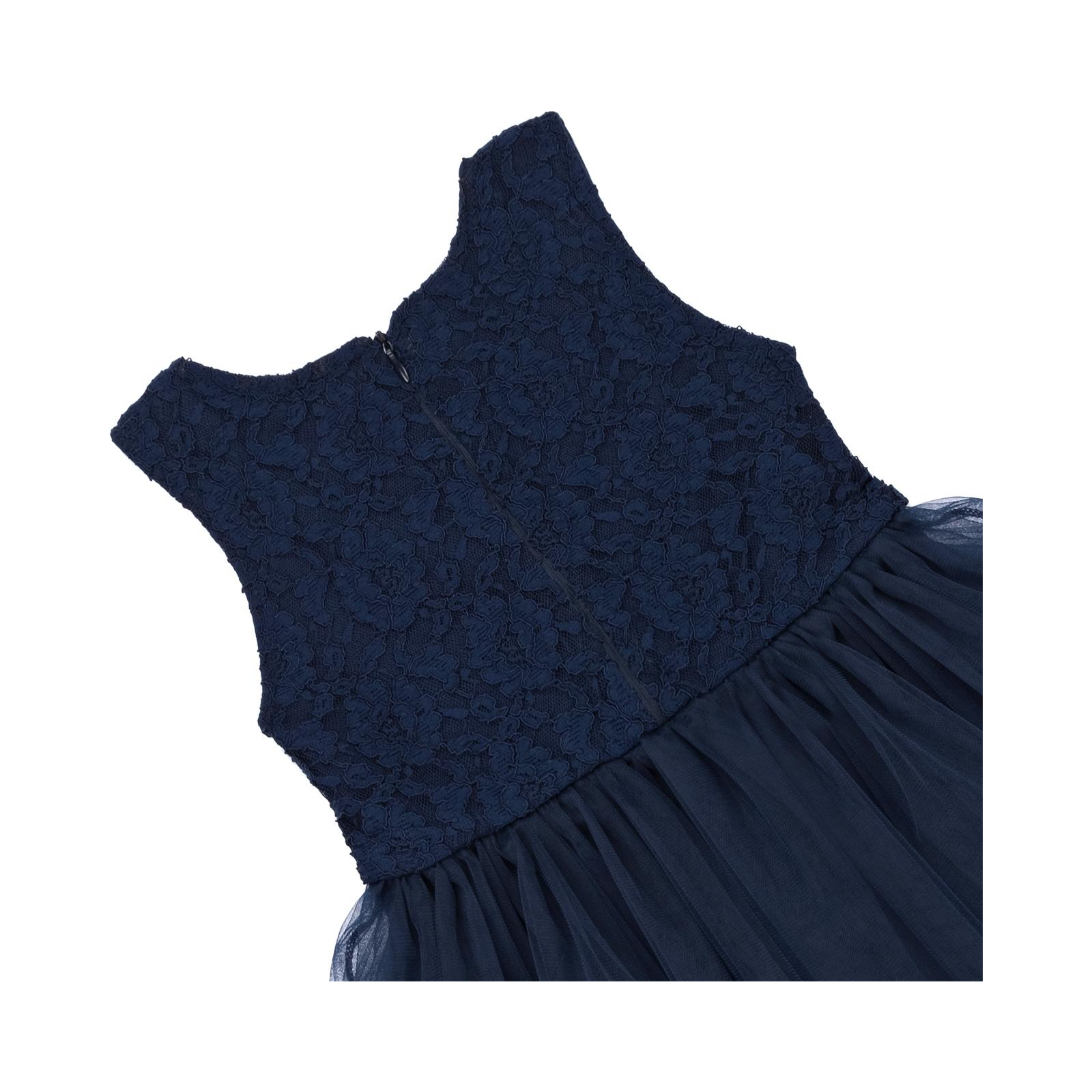 Платье Breeze с кружевным лифом и ассиметричной юбкой (11027-128G-blue) изображение 4