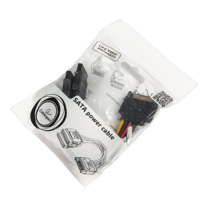 Кабель питания SATA power 0.15m Cablexpert (CC-SATAM2F-01) изображение 3