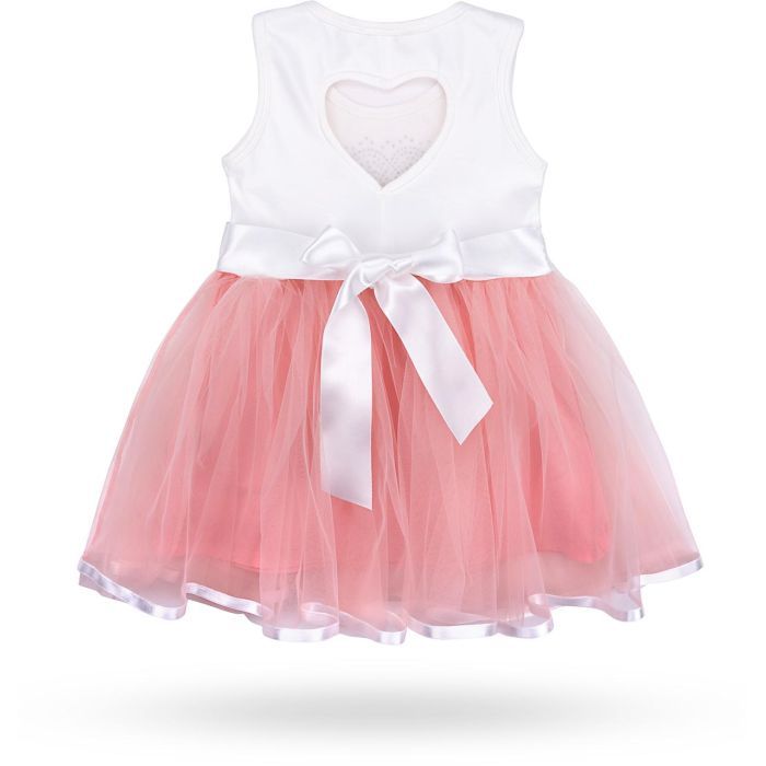 Плаття дитяче Breeze сарафан із фатіновою спідницею і серцем (10862-98G-peach) зображення 2