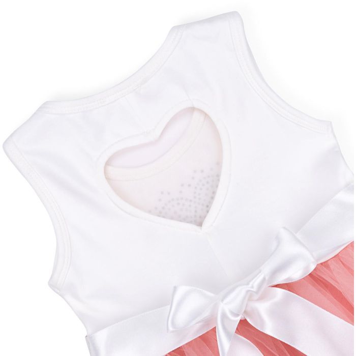 Плаття дитяче Breeze сарафан із фатіновою спідницею і серцем (10862-98G-peach) зображення 4
