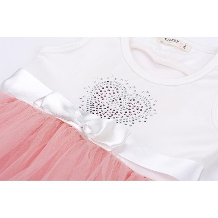 Плаття дитяче Breeze сарафан із фатіновою спідницею і серцем (10862-98G-peach) зображення 5
