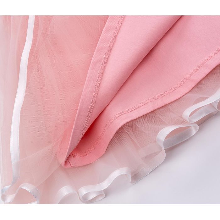 Плаття дитяче Breeze сарафан із фатіновою спідницею і серцем (10862-98G-peach) зображення 7