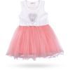 Плаття дитяче Breeze сарафан із фатіновою спідницею і серцем (10862-98G-peach)