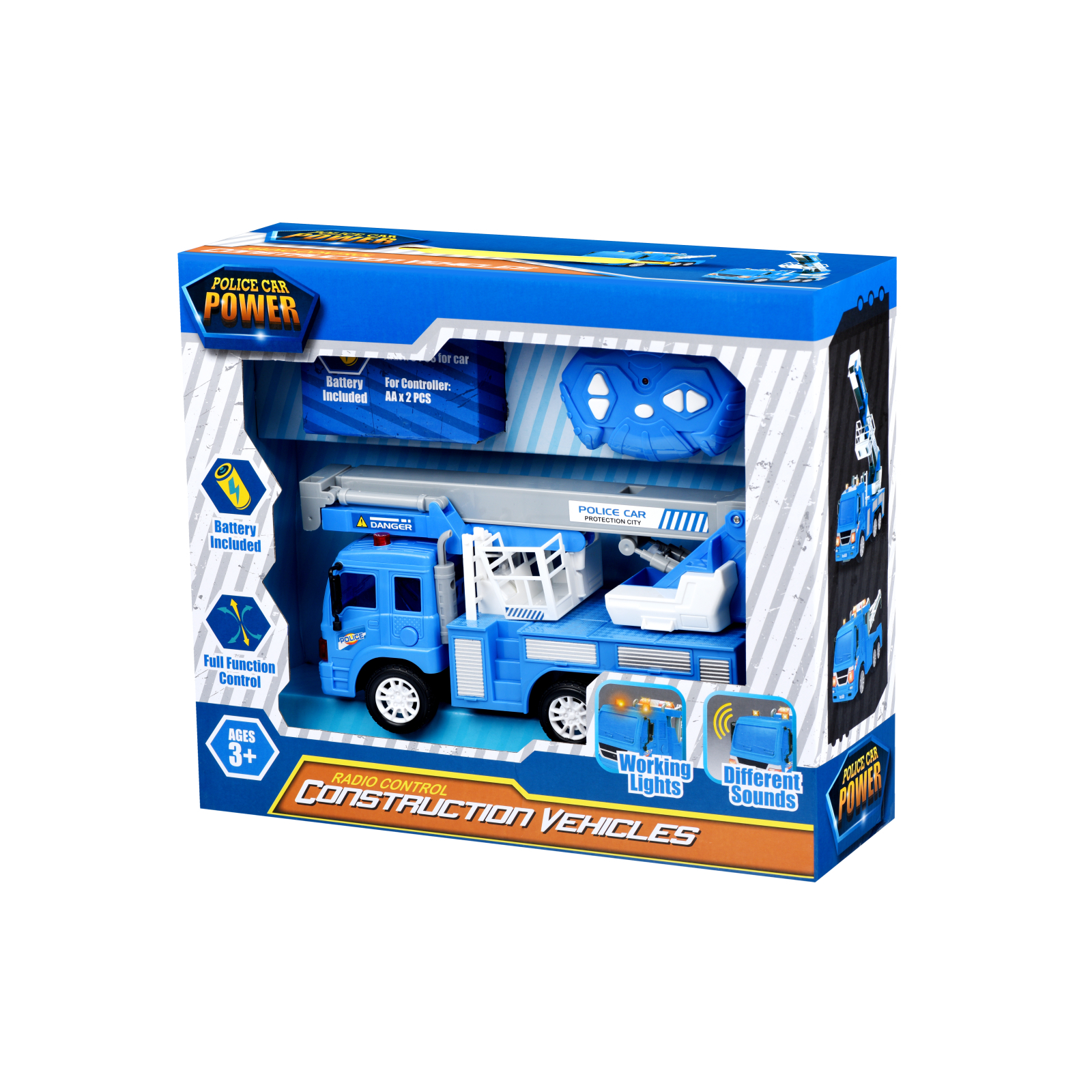 Радіокерована іграшка Same Toy CITY Кран синий (F1630Ut) зображення 9