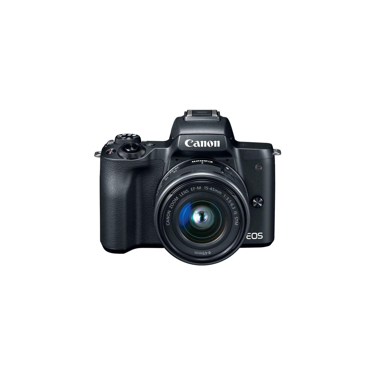 Цифровий фотоапарат Canon EOS M50 15-45 IS STM Kit black (2680C060) зображення 10