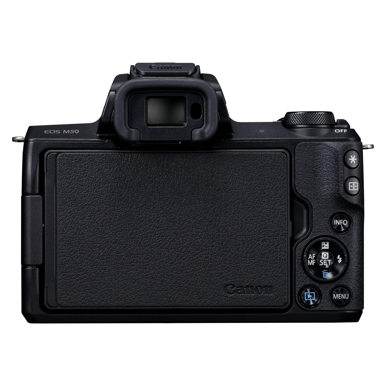 Цифровий фотоапарат Canon EOS M50 15-45 IS STM Kit black (2680C060) зображення 2