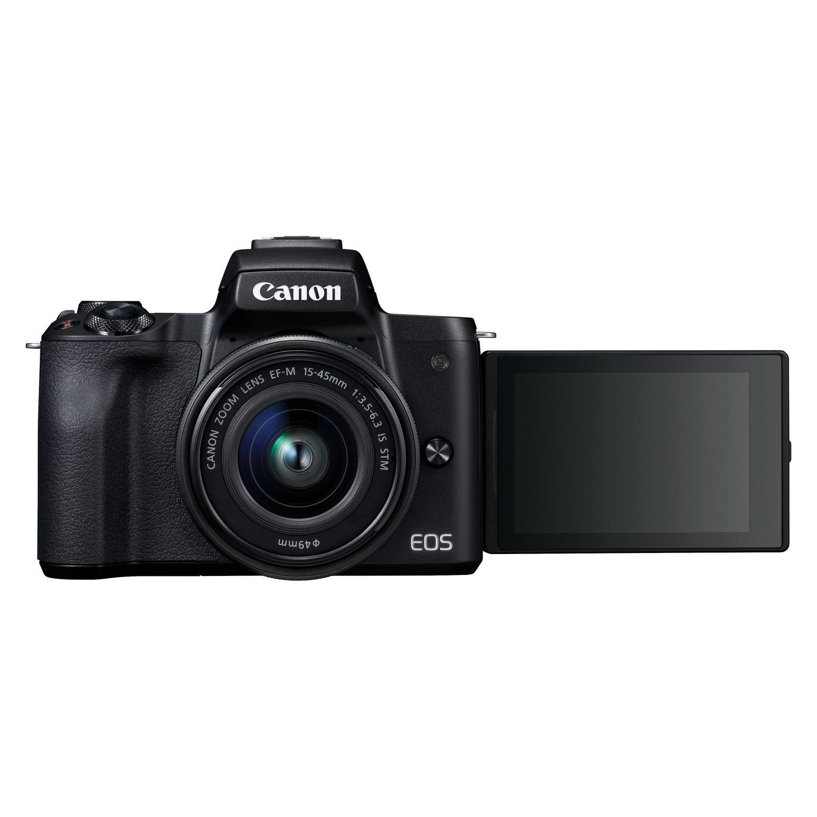 Цифровий фотоапарат Canon EOS M50 15-45 IS STM Kit black (2680C060) зображення 7