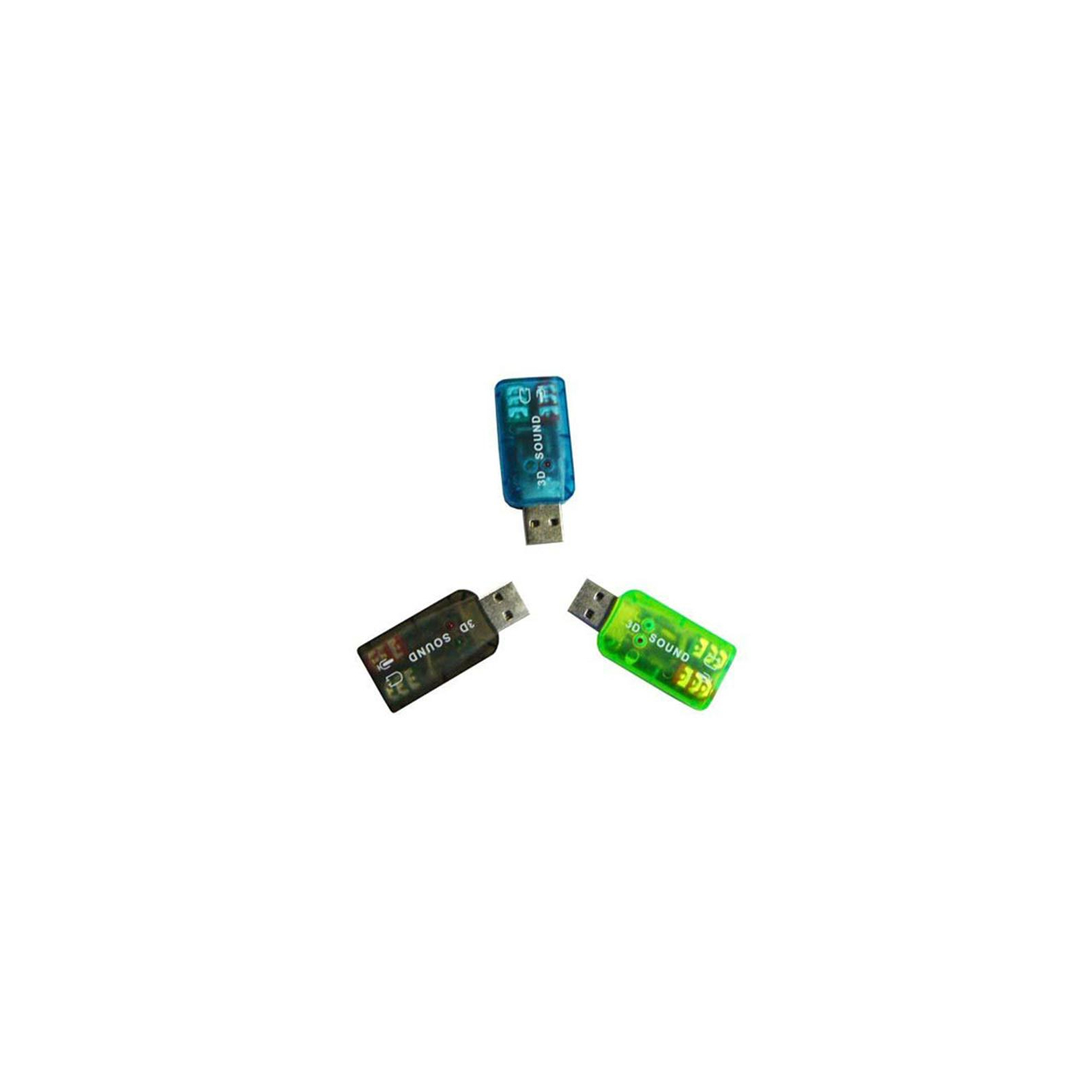Звуковая плата Atcom USB-sound card (5.1) 3D sound (Windows 7 ready) (7807) изображение 2