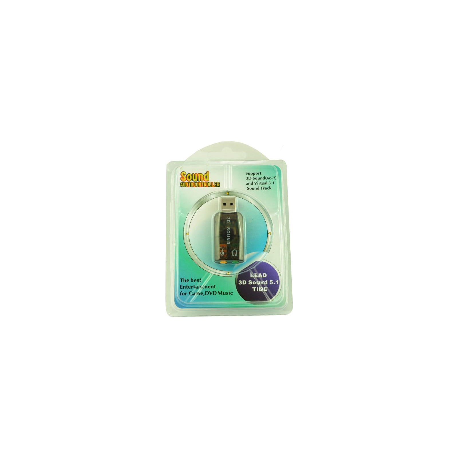 Звукова плата Atcom USB-sound card (5.1) 3D sound (Windows 7 ready) (7807) зображення 5