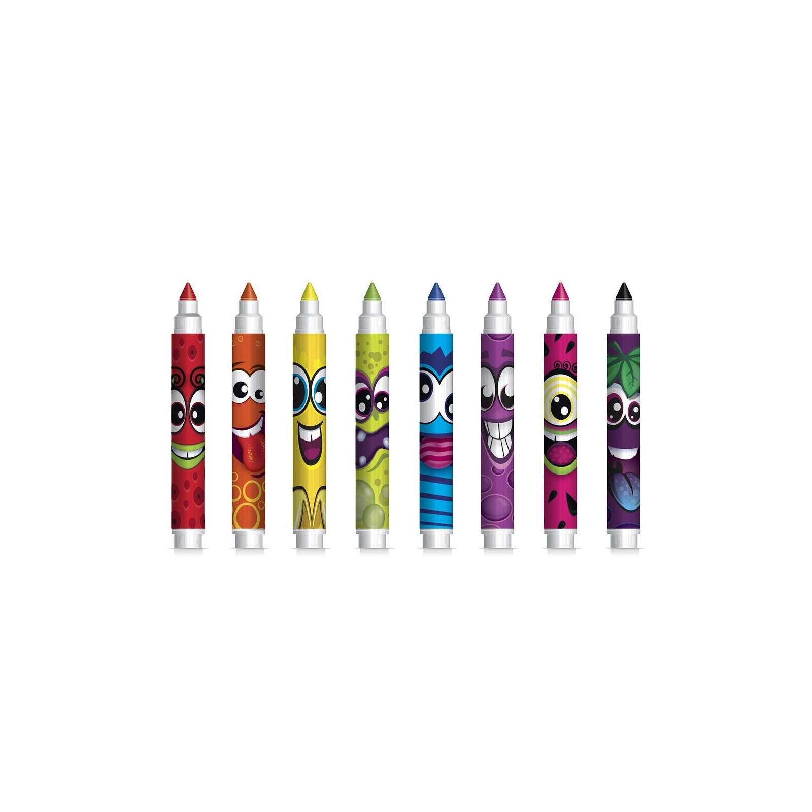 Набор для творчества Scentos ароматные маркеры для рисования Плавная линия 8 цв (40605) изображение 2