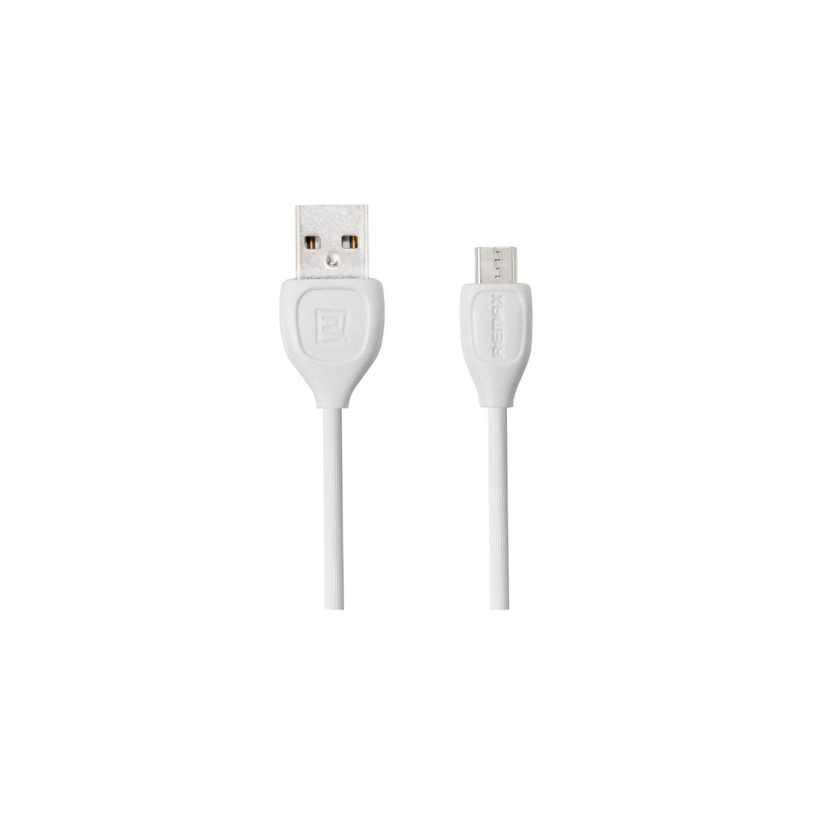 Дата кабель USB 2.0 AM to Micro 5P 0.5m RC-050m White Remax (F_53030)