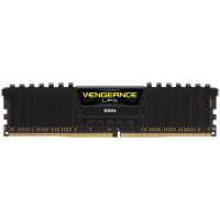 Модуль памяти для компьютера DDR4 16GB 2400 MHz Vengeance LPX Black Corsair (CMK16GX4M1A2400C16)