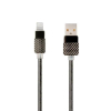 Дата кабель USB 2.0 AM to Lightning Pro Royal 2A Black Gelius (67025)