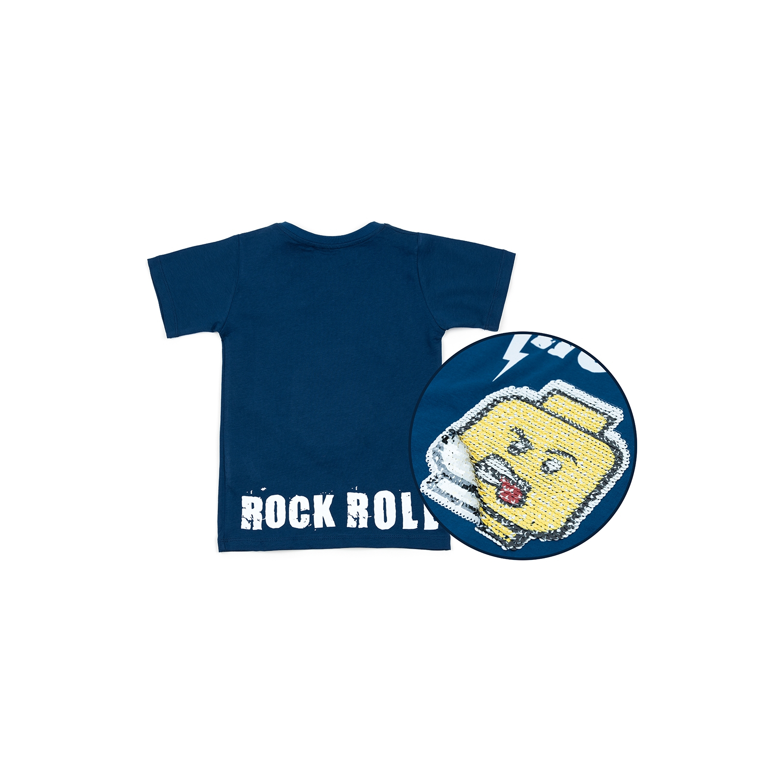 Футболка дитяча Haknur "ROCK N ROLL" (7110-110B-indigo) зображення 2