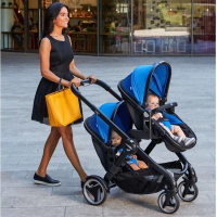 Коляска Chicco Fully Twin Черно-серая (79003.85) изображение 9