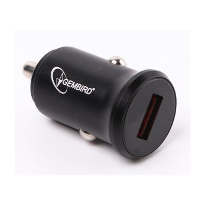 Зарядное устройство Gembird car QC black (MP3A-UC-CAR11)