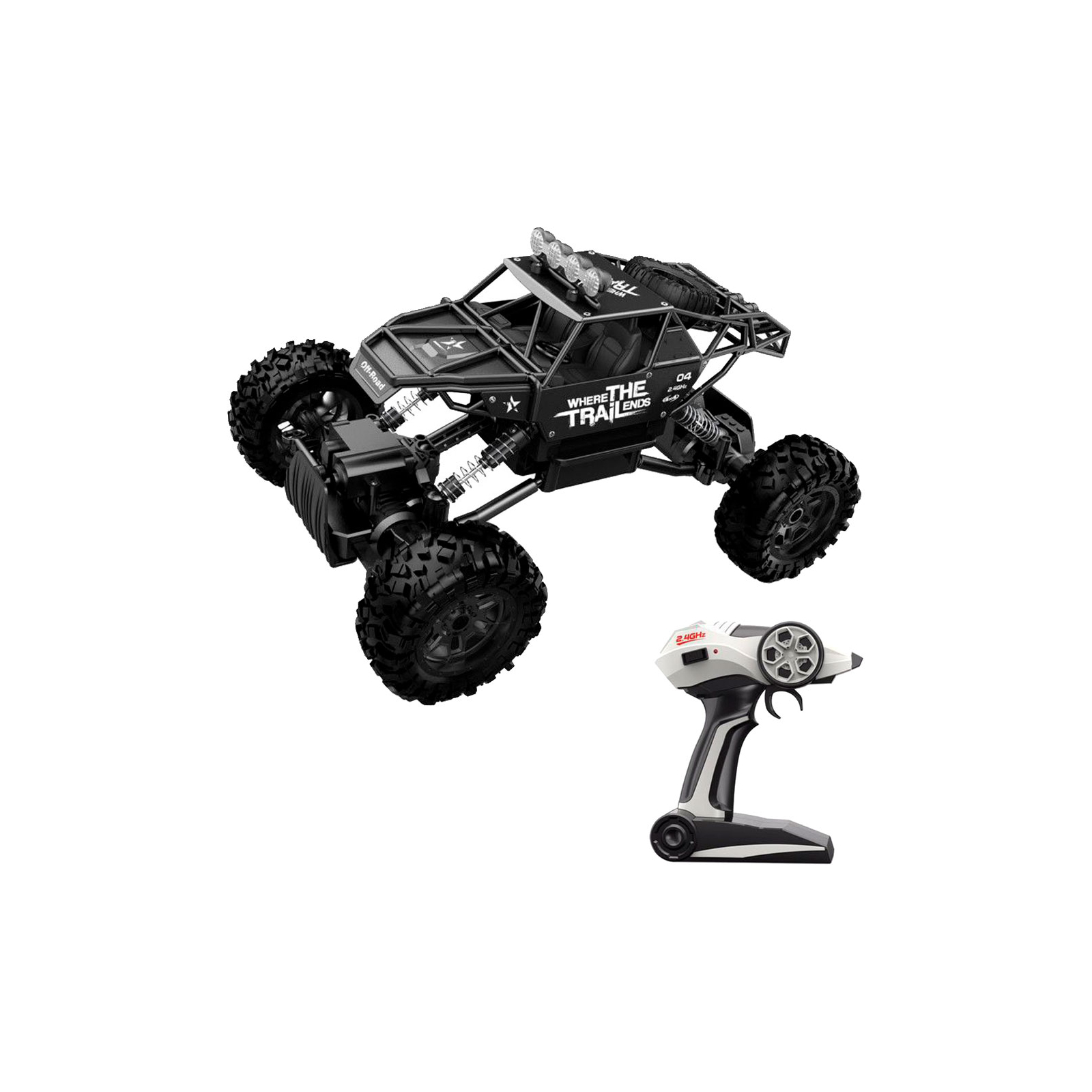 Радиоуправляемая игрушка Sulong Toys OFF-ROAD CRAWLER WHERE THE TRAILENDS Black 1:14 (SL-121RHMBl) изображение 2