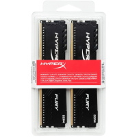 Модуль памяти для компьютера DDR4 8GB (2x4GB) 2666 MHz HyperX Fury Black Kingston Fury (ex.HyperX) (HX426C16FB3K2/8) изображение 4