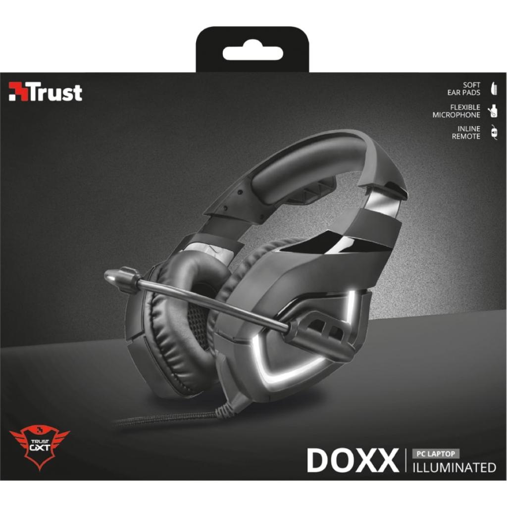 Навушники Trust GXT 380 Doxx Illuminated 3.5mm+USB BLACK (22338) зображення 8
