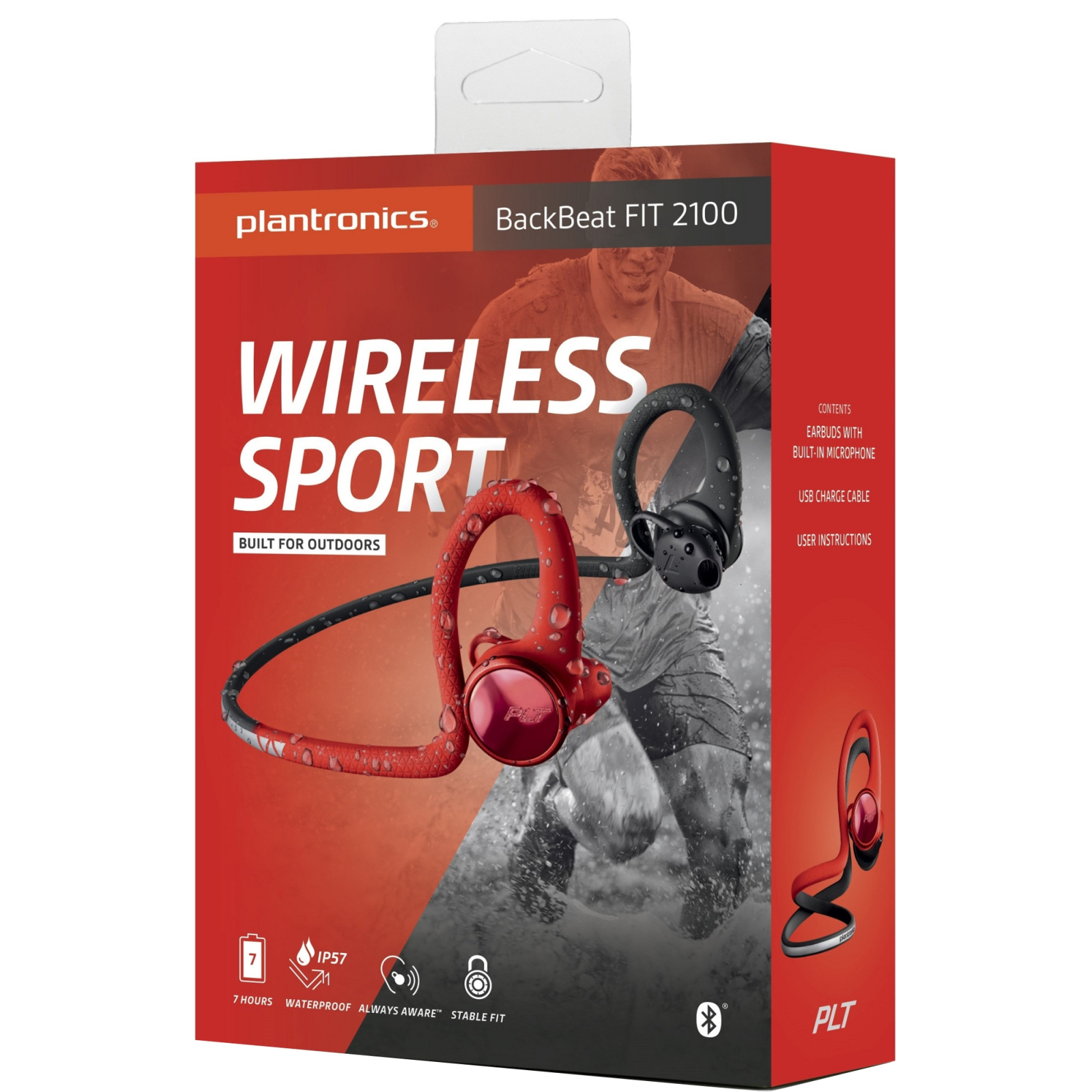Навушники Plantronics BackBeat Fit 2100 Grey (212201-99) зображення 4