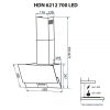 Вытяжка кухонная Minola HDN 6212 WH/I 700 LED изображение 11