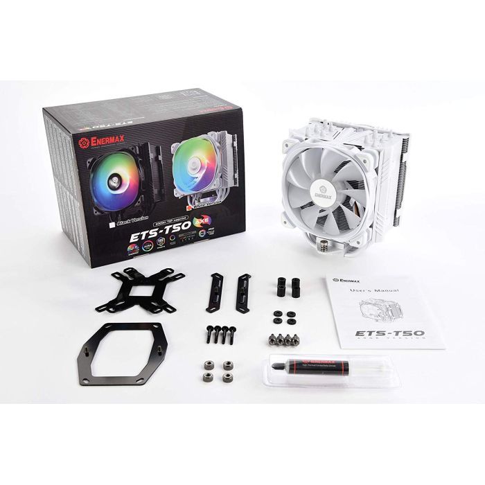 Кулер для процессора Enermax ETS-T50 AXE ARGB White (ETS-T50A-W-ARGB) изображение 5