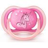 Пустышка Philips AVENT Ultra Air 6-18 мес для девочек, силикон (SCF546/12)