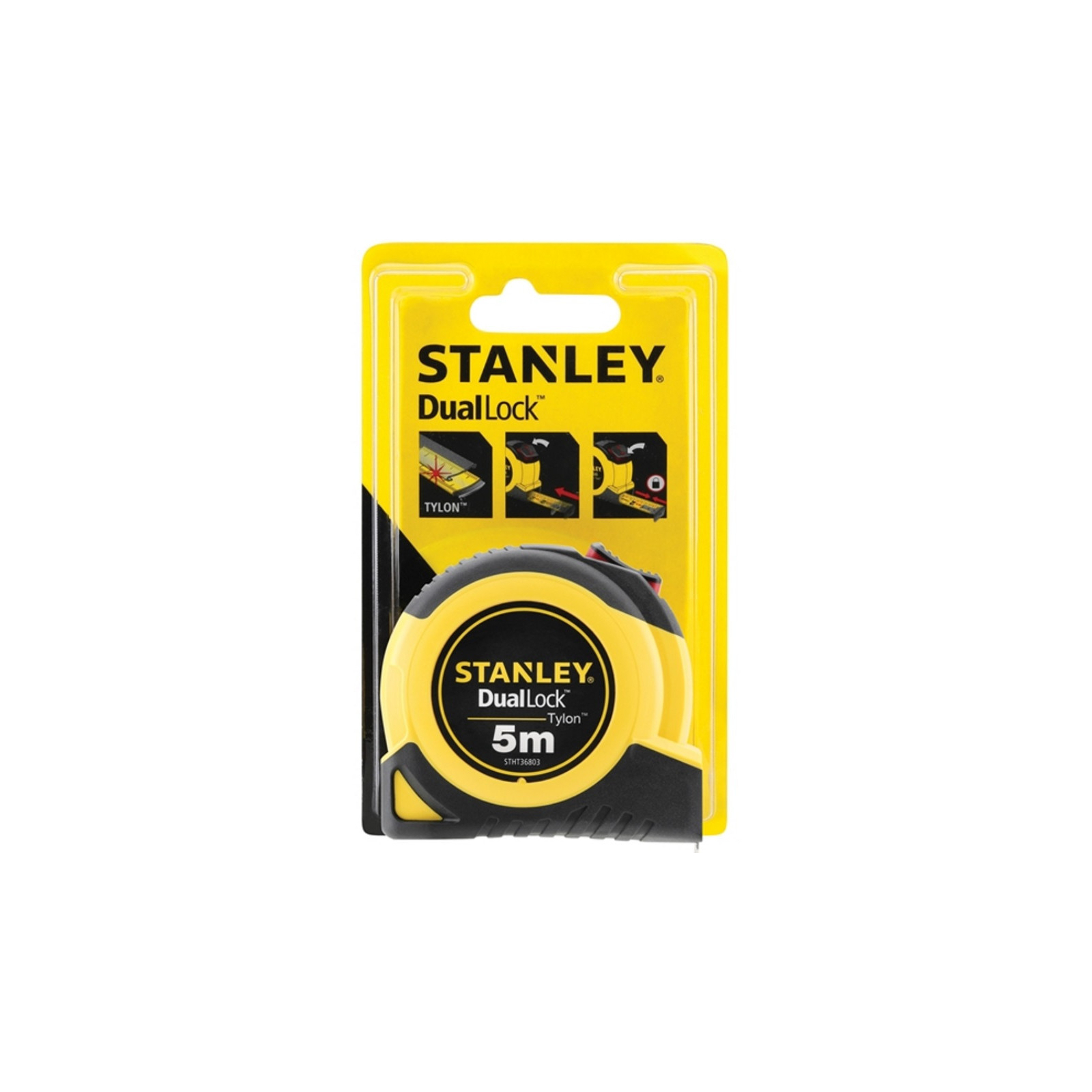 Рулетка Stanley Tylon Dual Lock, 3м х 13мм (STHT36802-0) изображение 3