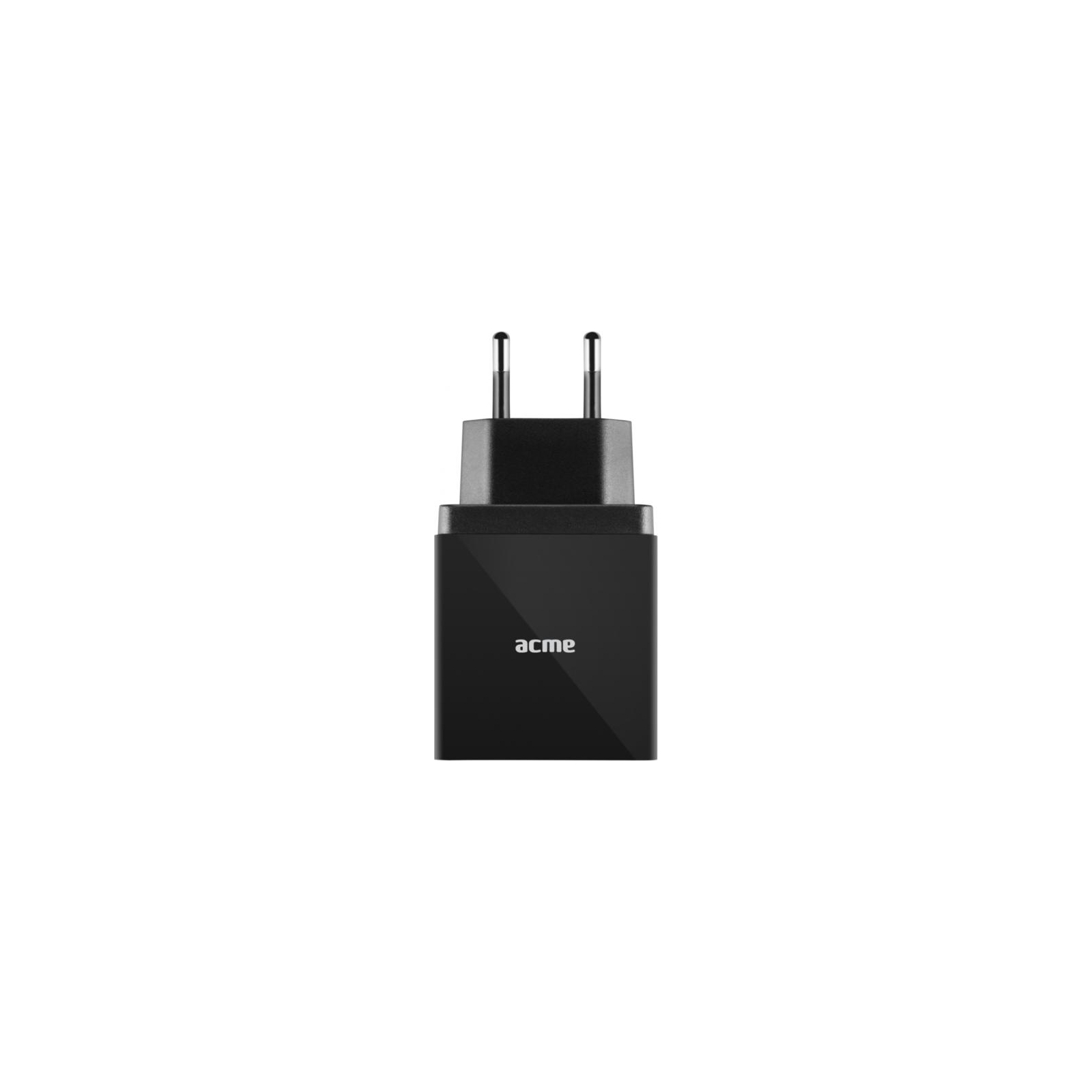 Зарядний пристрій ACME CH204 2-ports Wall charger, 2.4 A (4770070878866) зображення 3