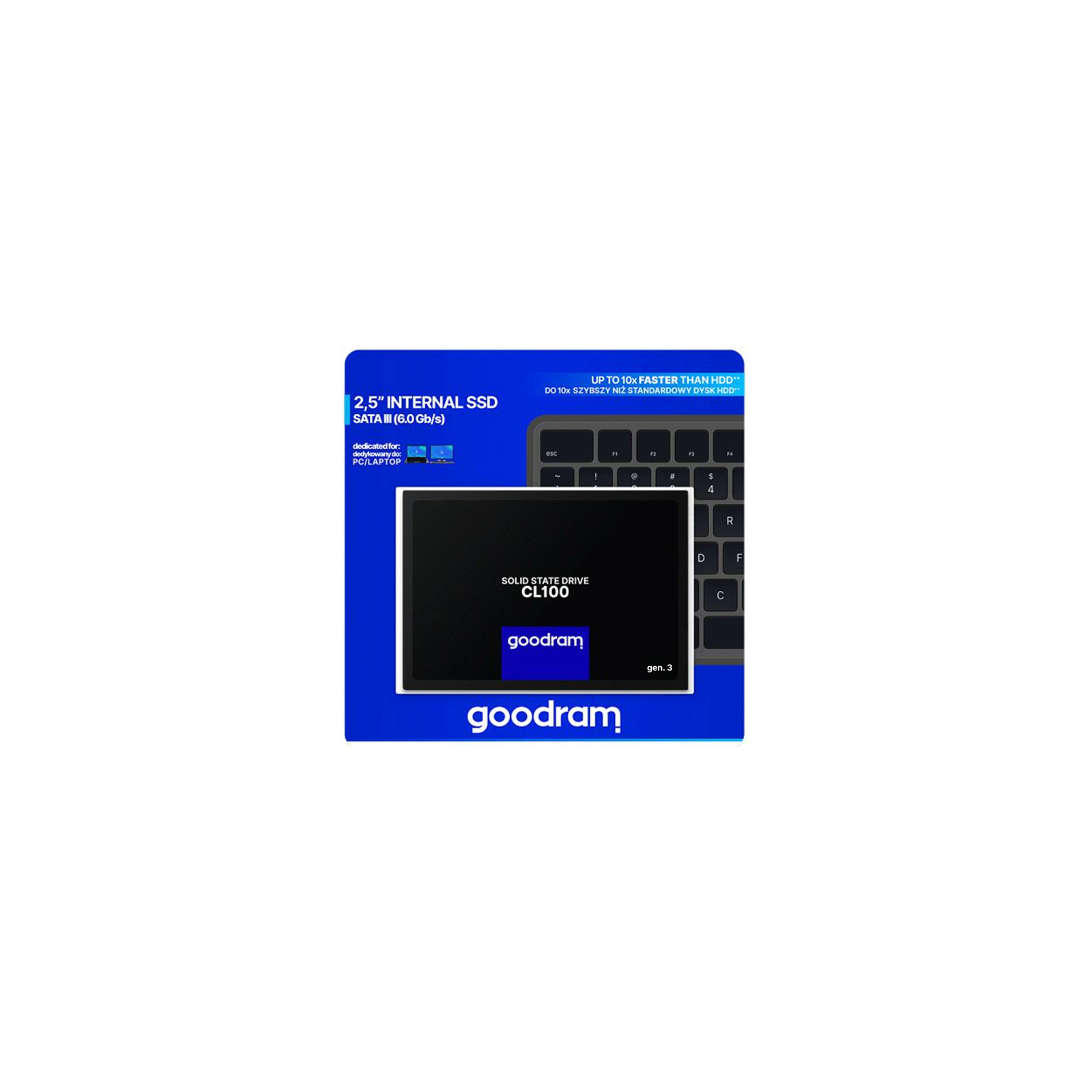 Накопичувач SSD 2.5" 120GB Goodram (SSDPR-CL100-120-G3) ціни в та Українi - купити магазині та гаджети