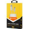 Дата кабель USB 2.0 AM to Lightning 1.0m White Canyon (CNE-CFI1W) зображення 2