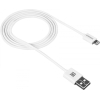 Дата кабель USB 2.0 AM to Lightning 1.0m White Canyon (CNE-CFI1W)